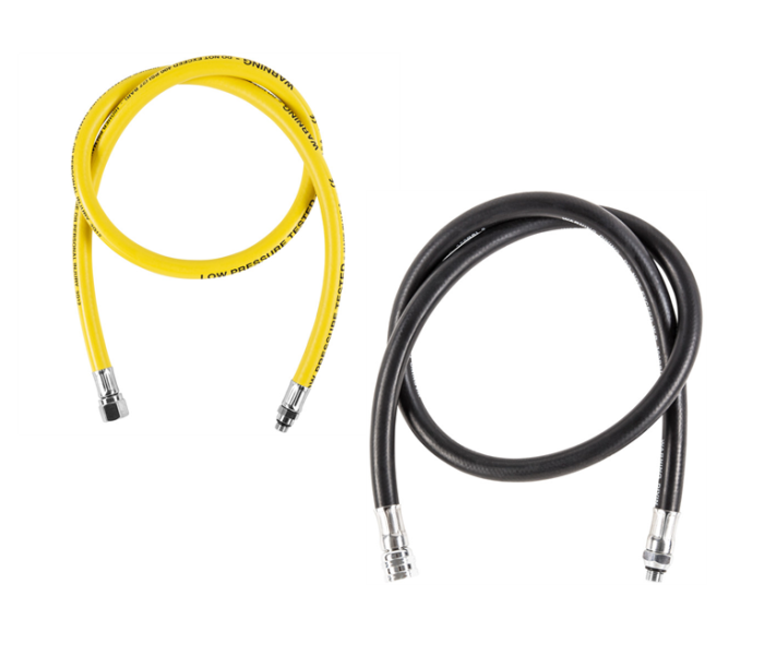 IST Sports Rubber Octopus Hose Black / Yellow 90cm 36inch