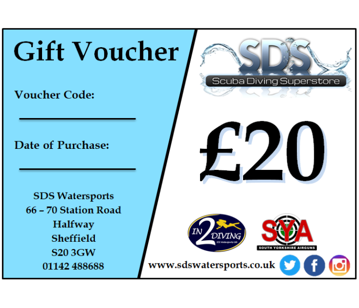 SDS £20 Equipment / Servicing Gift Voucher