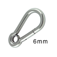 6mm SDS Stainless Steel Carabiner Clips With Eye