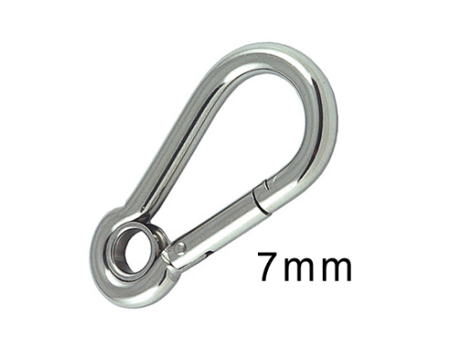 7mm SDS Stainless Steel Carabiner Clips With Eye