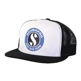 Scubapro Snapback Black White Trucker Hat