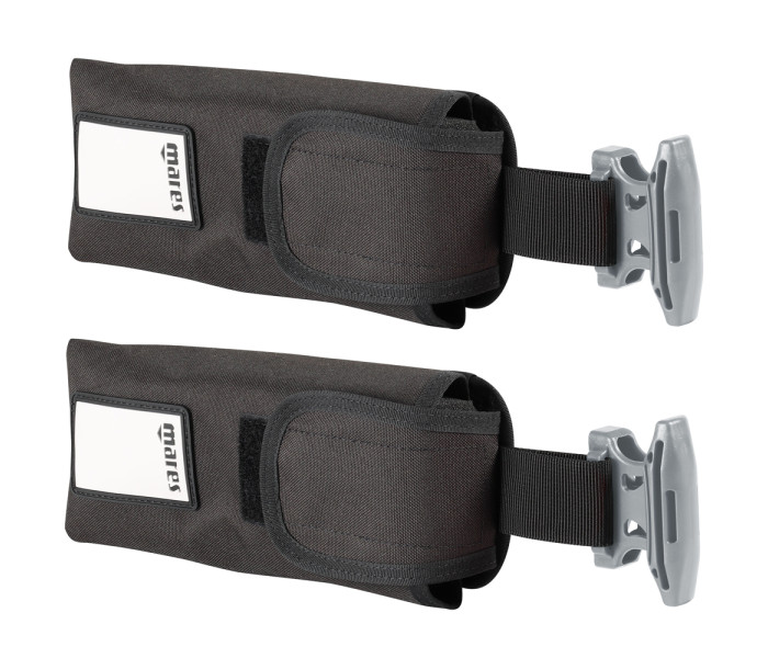 Mares Standard BCD Weight System Pockets Pair Grey