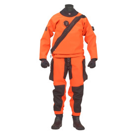 Ursuit Orange Softdura FZ Front Zip Drysuit