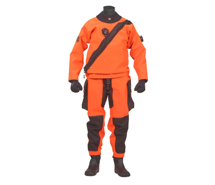 Ursuit Orange Softdura FZ Front Zip Drysuit