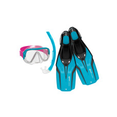 Mares Nateeva Keewee Junior Jr Aqua Pink Snorkeling Set