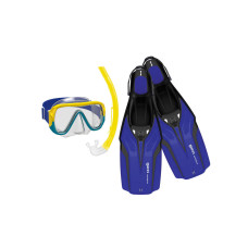 Mares Nateeva Keewee Junior Jr Blue Yellow Snorkeling Set