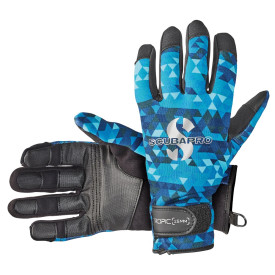 Scubapro Tropic 1.5mm Aegean Blue Pattern Gloves