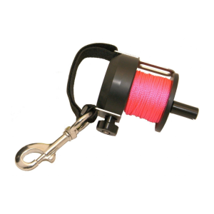 Custom Divers Side / Hand Mount Ratchet Reel With White, Yellow Or Pink Line