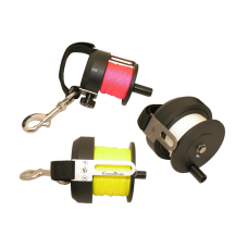 Custom Divers Side / Hand Mount Ratchet Reel With White, Yellow Or Pink Line
