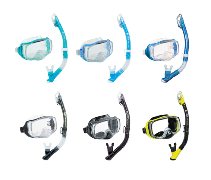 Tusa Imprex 3D Dry Mask And Snorkel Combo Set - UC-3325