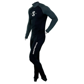 Scubapro Mens Black UPF50 Rashguard Suit