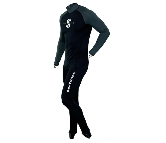 Scubapro Mens Black UPF50 Rashguard Suit