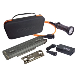 Metalsub KL1242 6350 Lumen 10Ah Pony Release Battery Cable Light Package