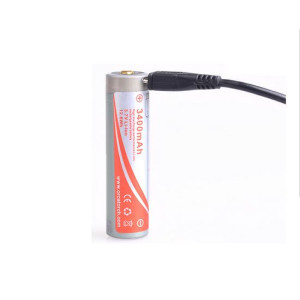 Orcatorch 18650 3400mAh Spare USB Charging Li-Ion Battery