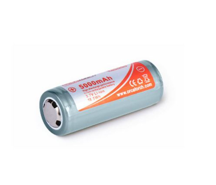 OrcaTorch 26650 5000mAh Spare Li-Ion Battery