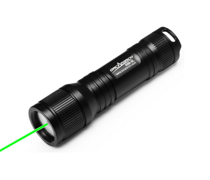 OrcaTorch D560-GL Green Laser Torch Light
