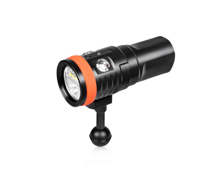 OrcaTorch D900V Professional 4 Color Video Dive Light