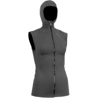 Sharkskin Titanium T2 Chillproof Womens Full Zip Vest With Hood