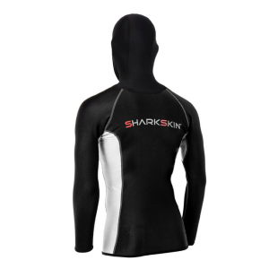 Sharkskin Chillproof Long Sleeve Mens Top With Hood