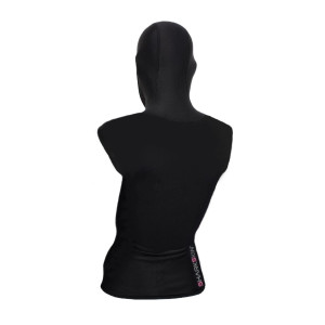 Sharkskin Chillproof Womens Parker Vest With Hood - All Black - SELL OFF!