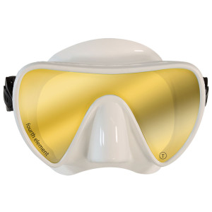 Fourth Element Scout Customizable White Diving Mask