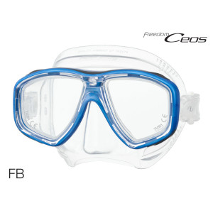 Tusa Freedom Ceos Mask M-212 With Optical Corrective Bifocal Half Reading Lenses