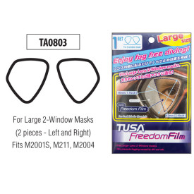 Tusa Single Large Lens Mask Anti Fog Freedom Film - TA-0804